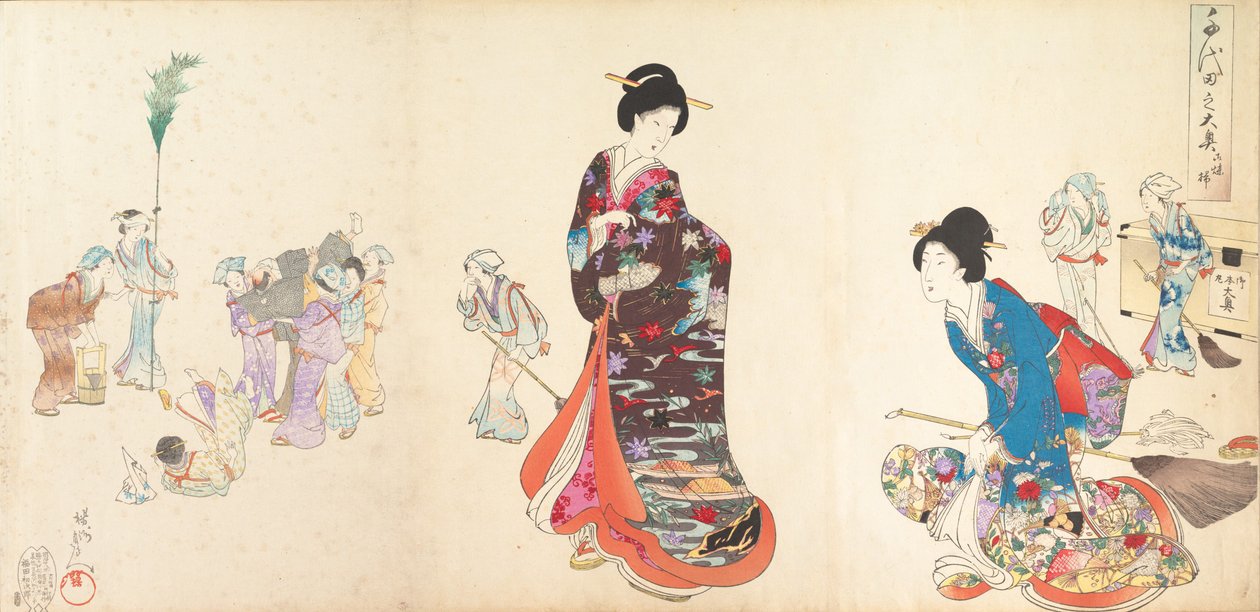 Chiyoda Castle Album of Women, 1895., 1895. alkotó: Chikanobu Yoshu