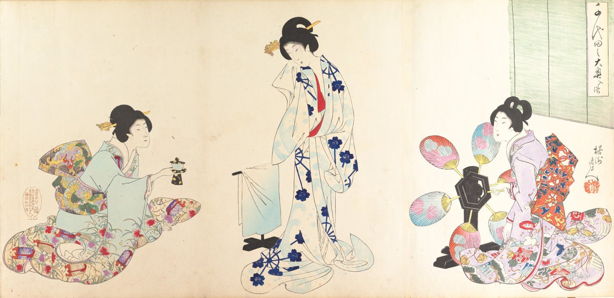Chiyoda Castle Album of Women, 1895., 1895. alkotó: Chikanobu Yoshu