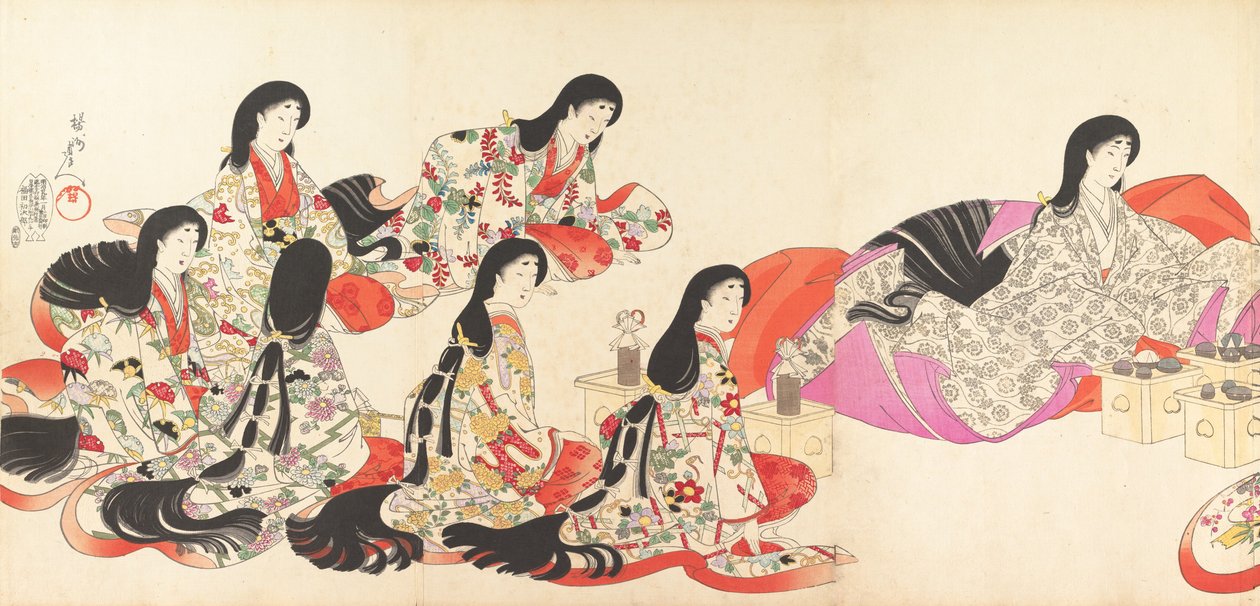 Chiyoda Castle Album of Women, 1895., 1895. alkotó: Chikanobu Yoshu