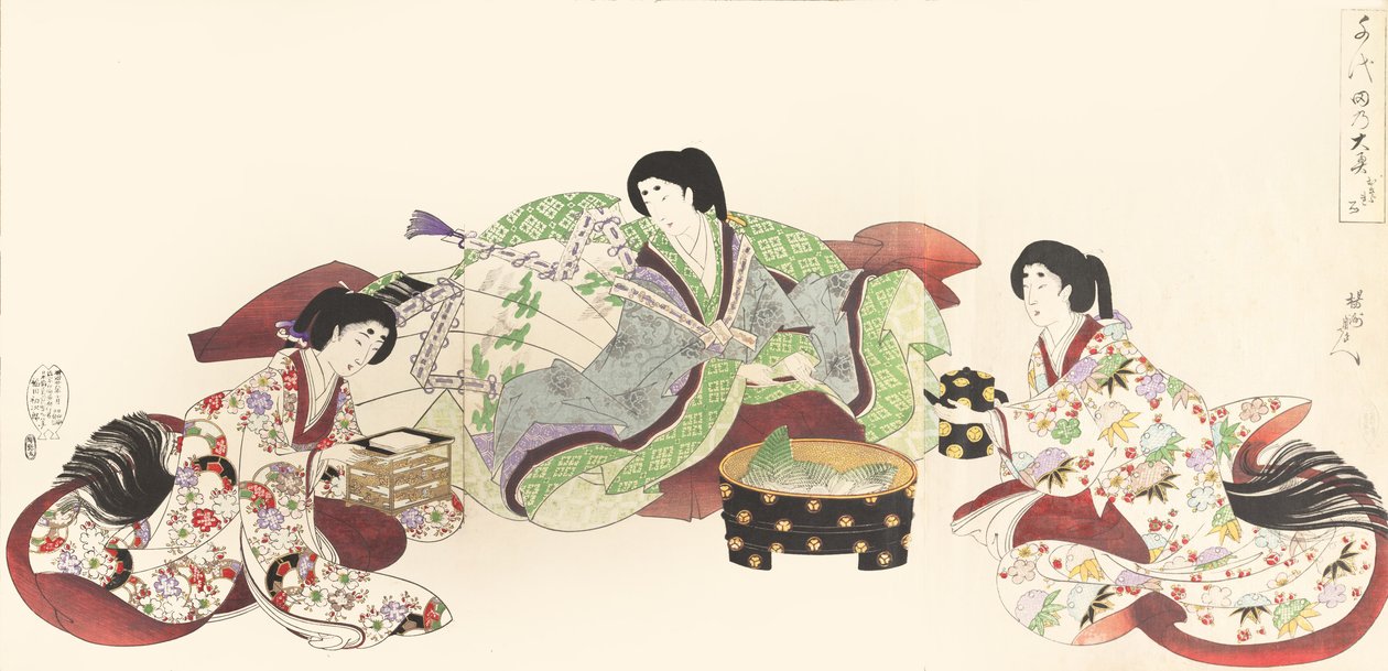 Chiyoda Castle Album of Women, 1895., 1895. alkotó: Chikanobu Yoshu