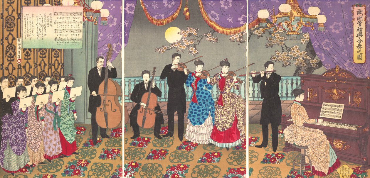 Az Europa Ignore c Seed Orchestra Gasso alakjának rejtett RT-je, 1889. , 1889. alkotó: Chikanobu Yoshu
