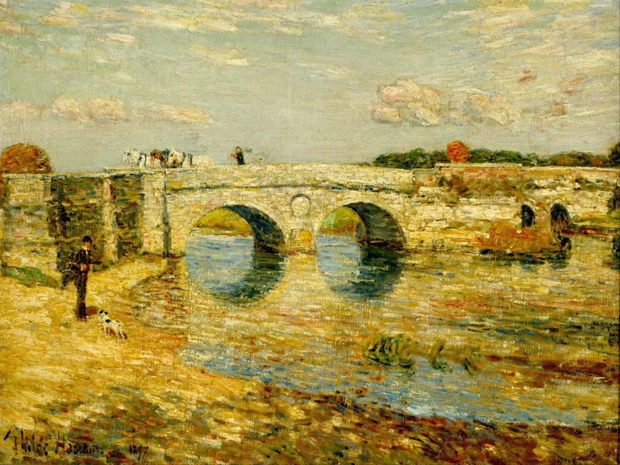 Híd a Stour felett alkotó: Childe Hassam