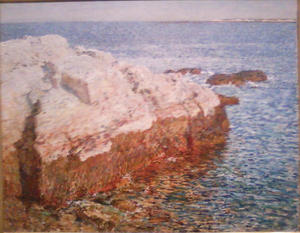 Cliff Rock-Appledore alkotó: Childe Hassam