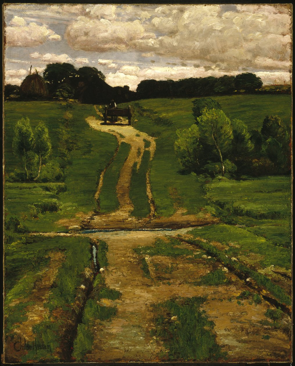 Egy hátsó út alkotó: Childe Frederick Hassam