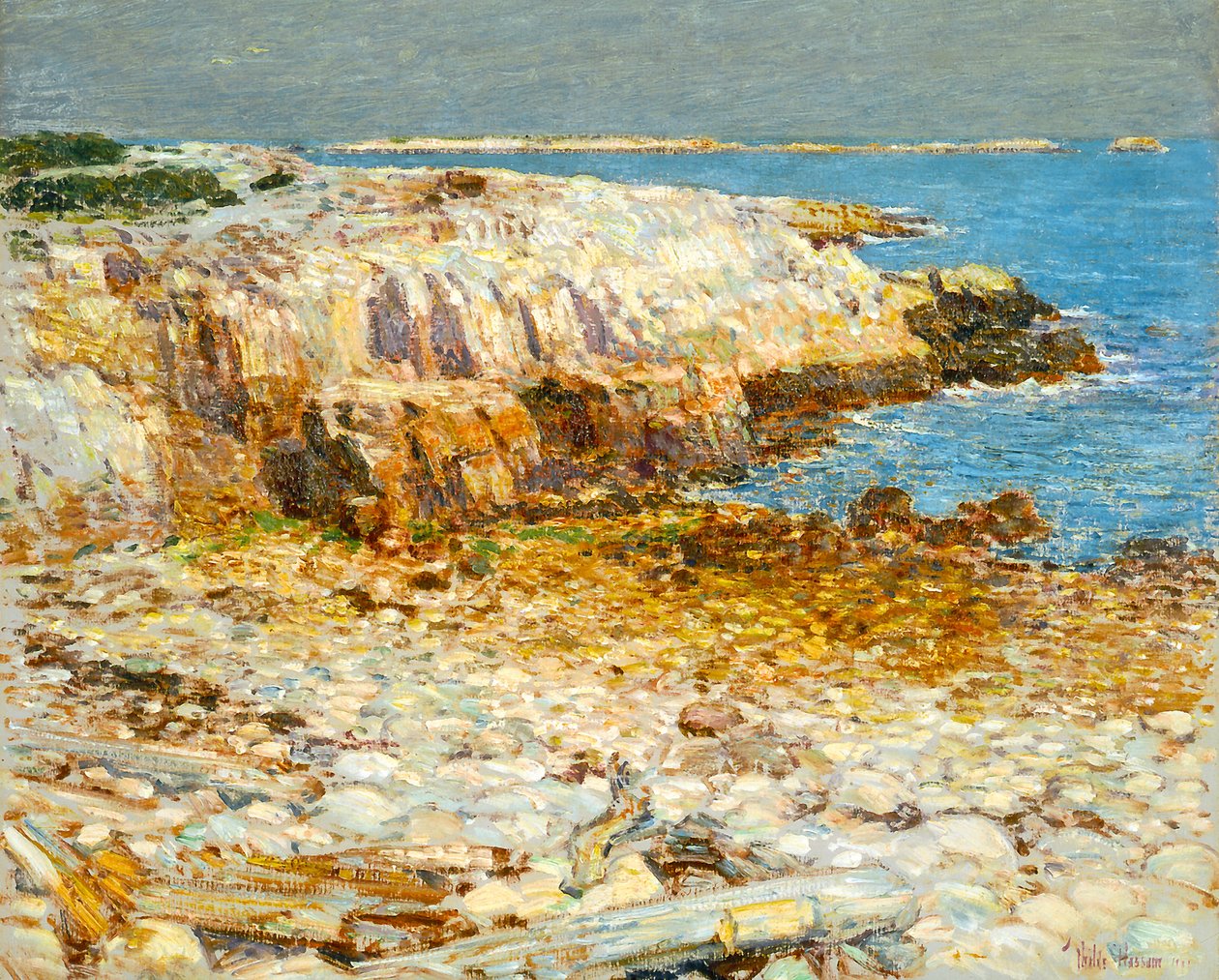 Egy északkeleti földnyelv alkotó: Childe Frederick Hassam