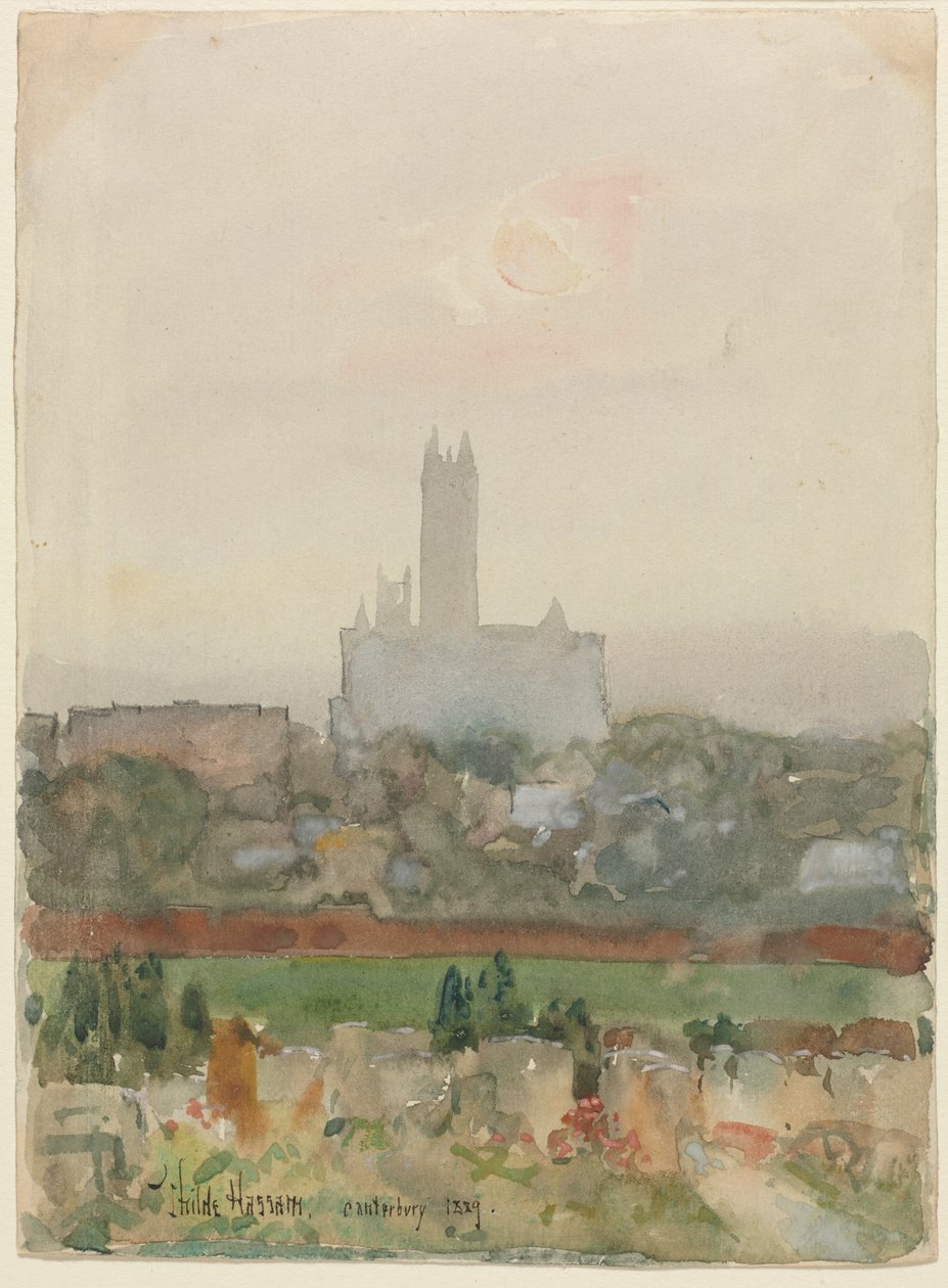 Canterbury katedrális alkotó: Childe Frederick Hassam