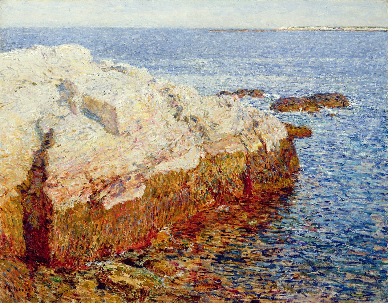 Cliff Rock, Appledore alkotó: Childe Frederick Hassam
