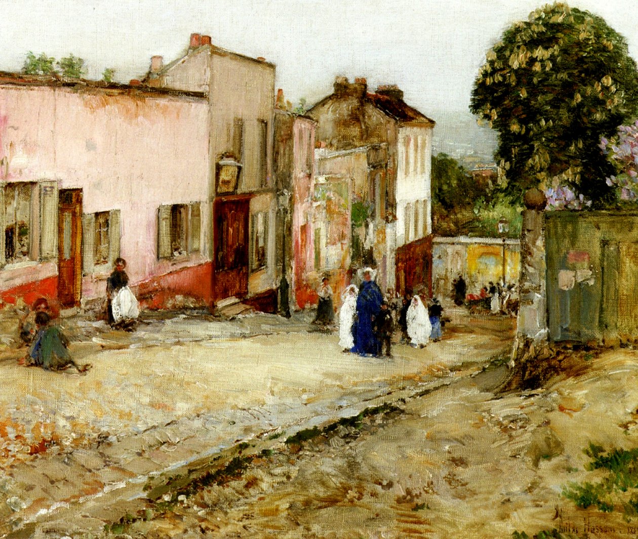 Konfirmáció napja alkotó: Childe Frederick Hassam