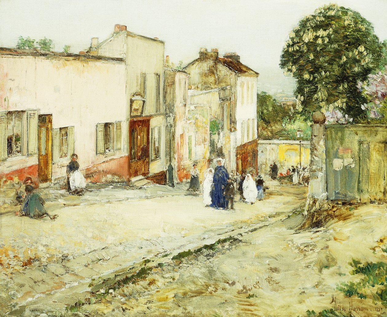 Konfirmáció napja alkotó: Childe Frederick Hassam