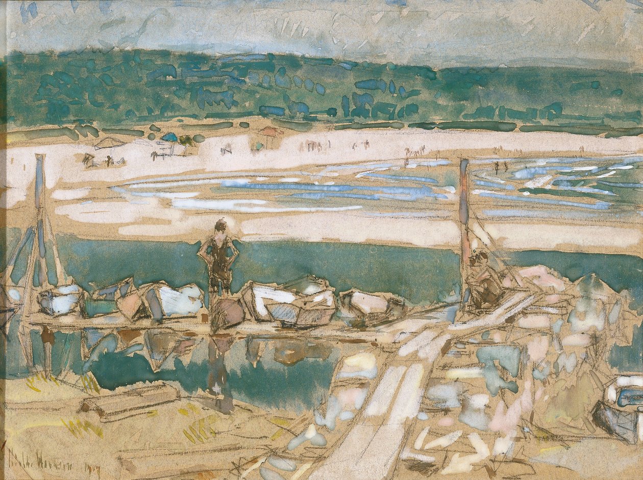 Good Harbour Beach, Gloucester alkotó: Childe Frederick Hassam