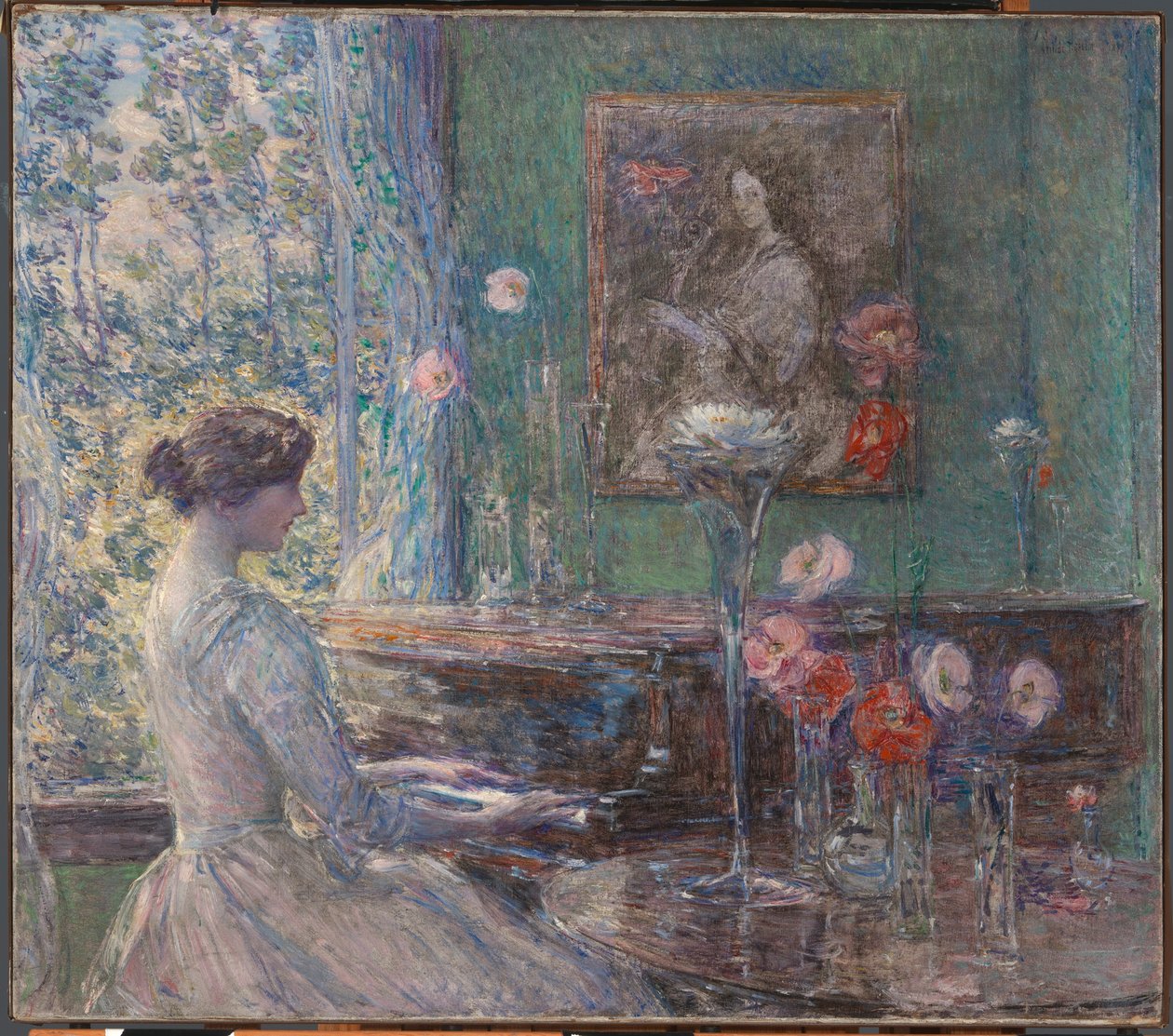 Improvizáció alkotó: Childe Frederick Hassam