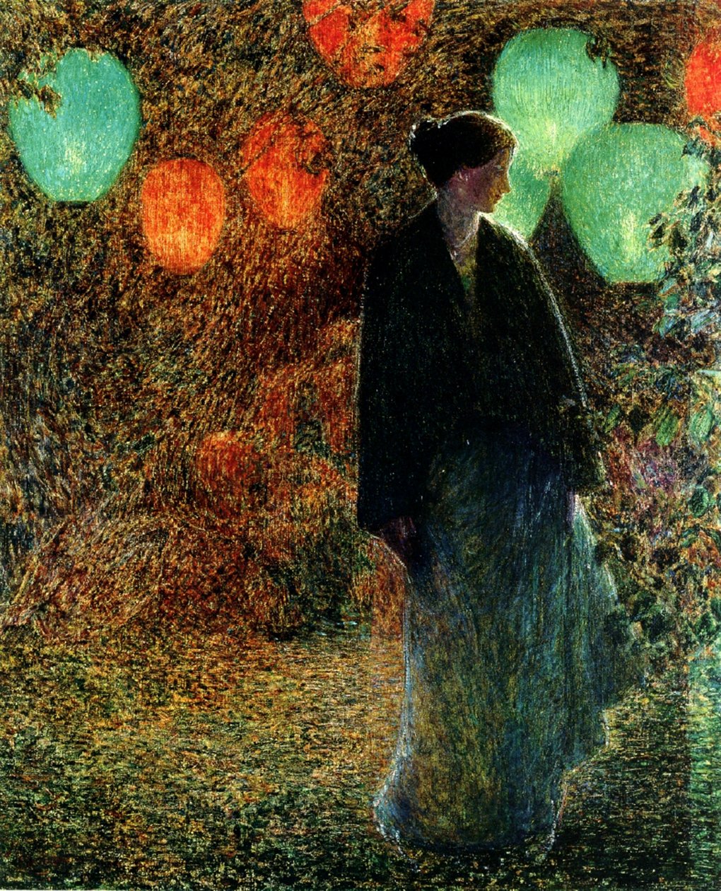 Július éjszaka alkotó: Childe Frederick Hassam
