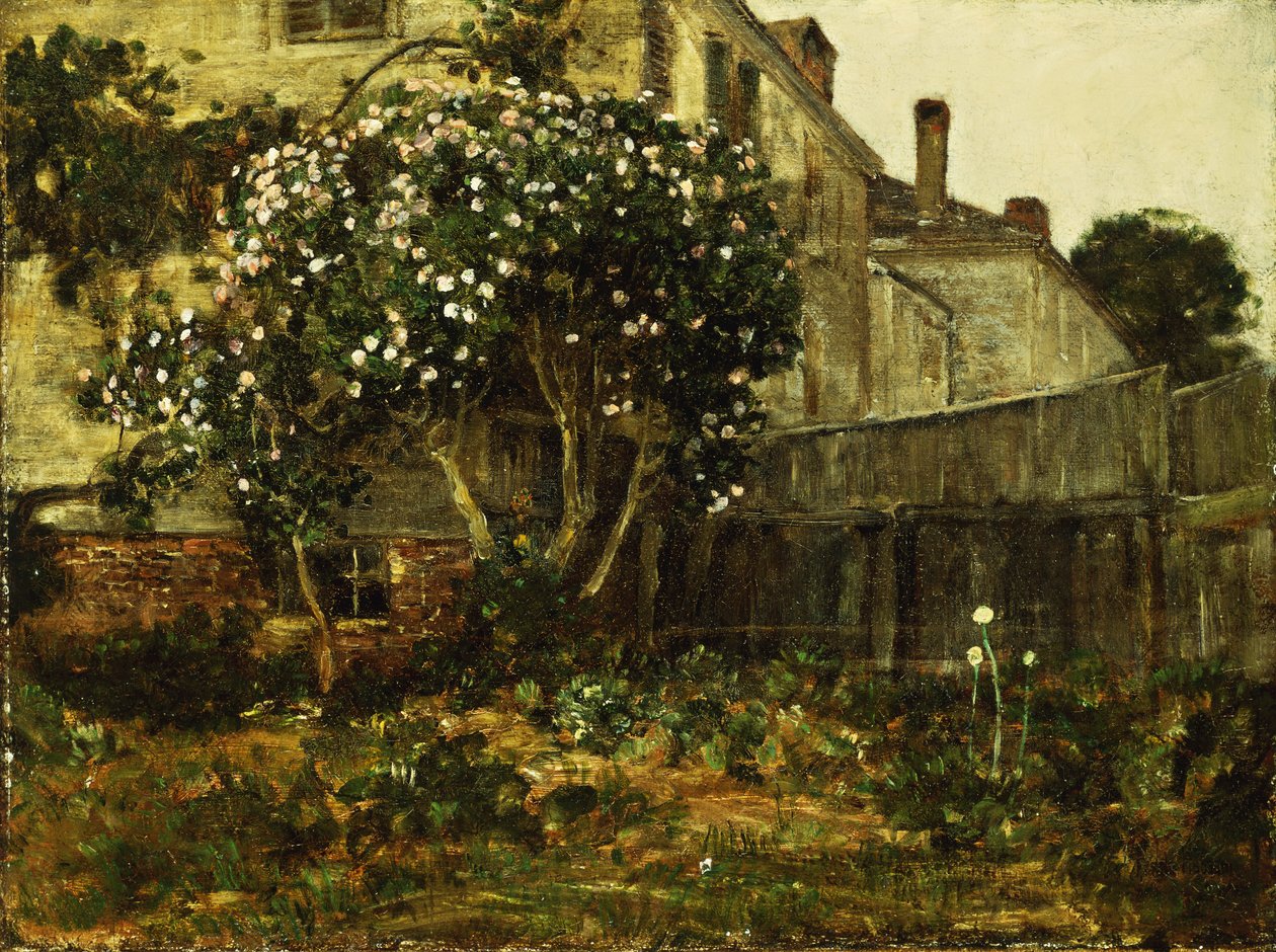 Lila idő, 1884 körül (olaj, vászon) alkotó: Childe Frederick Hassam