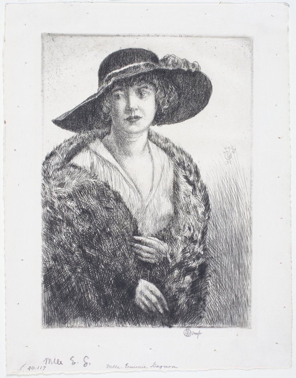 Erminie Gagnon kisasszony alkotó: Childe Frederick Hassam