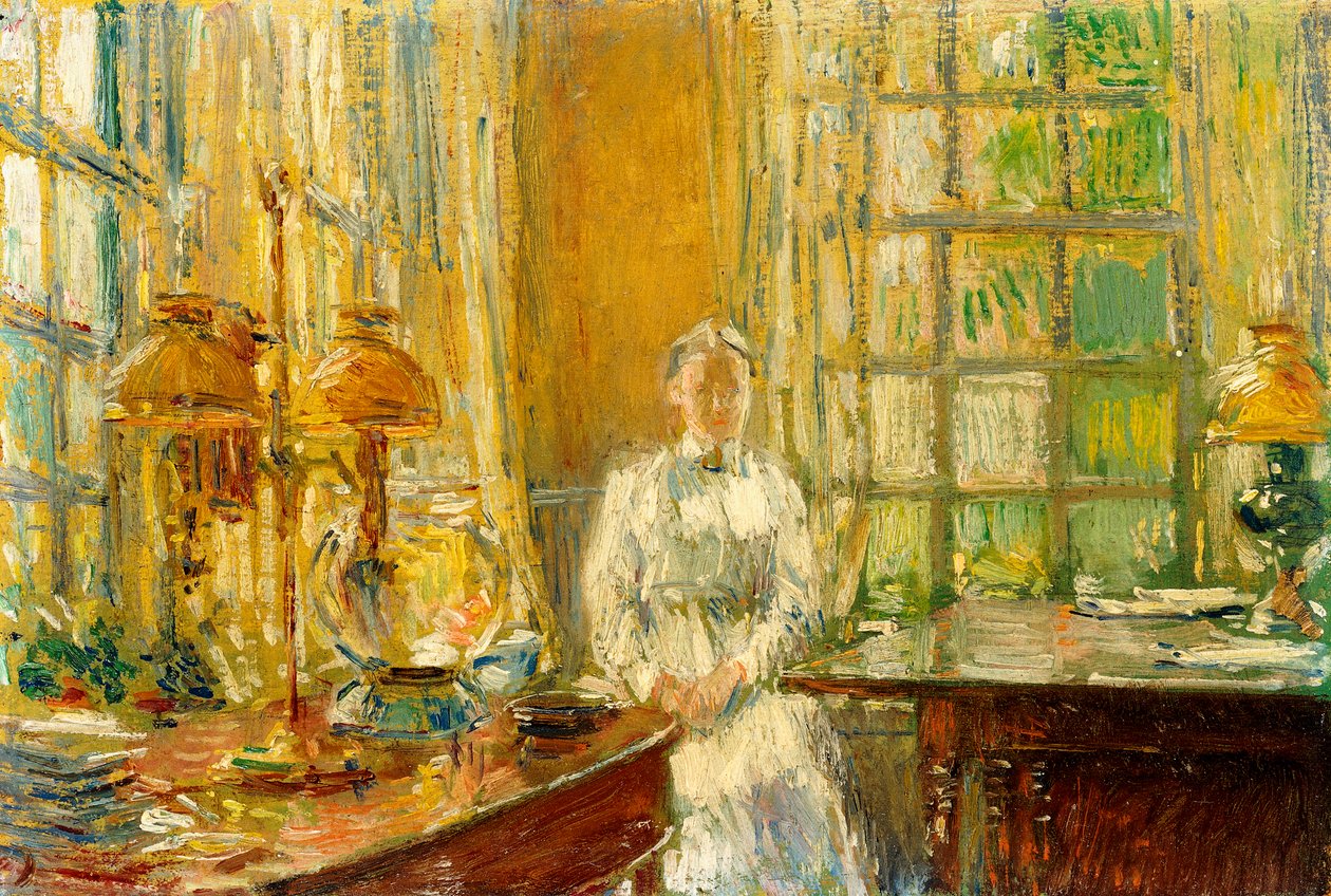 Mrs. Holley, Cos Cob alkotó: Childe Frederick Hassam