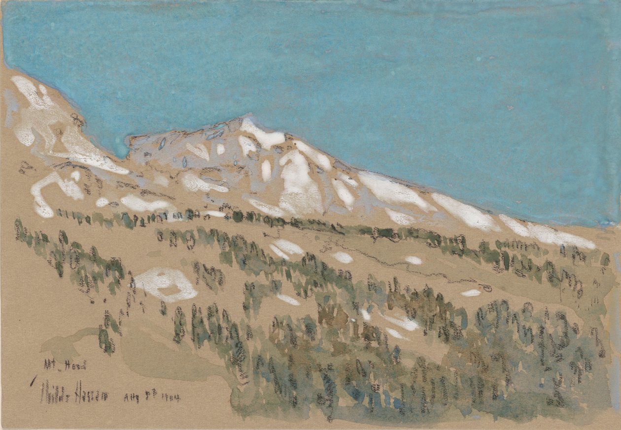 Mt. Hood alkotó: Childe Frederick Hassam