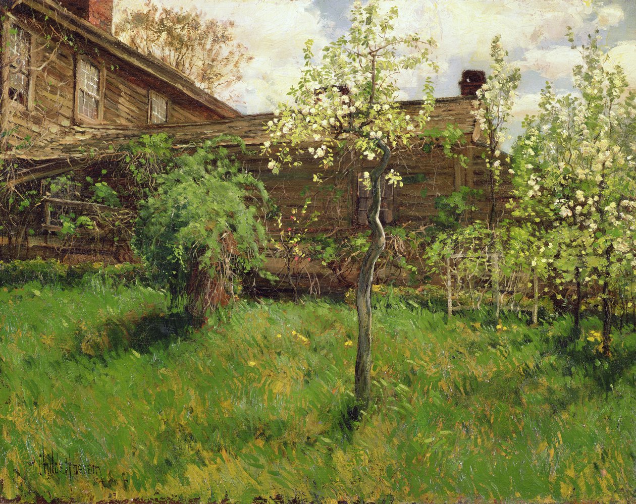 Régi ház, Dorchester alkotó: Childe Frederick Hassam