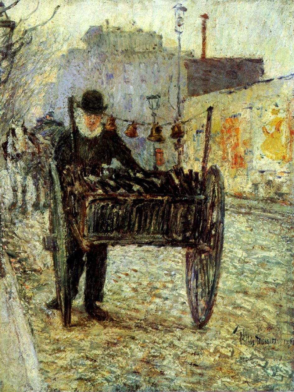 Öreg hordozó palackok alkotó: Childe Frederick Hassam