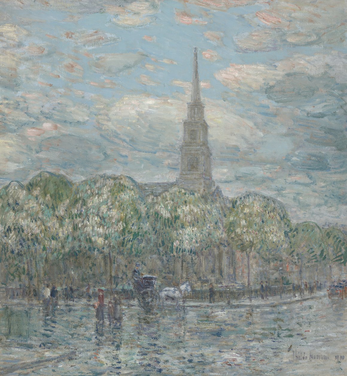 Szent Márk a Boweryben alkotó: Childe Frederick Hassam