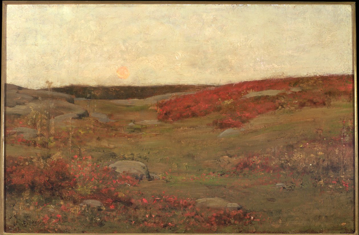 Napkelte, ősz, 1885 körül (olaj, vászon) alkotó: Childe Frederick Hassam