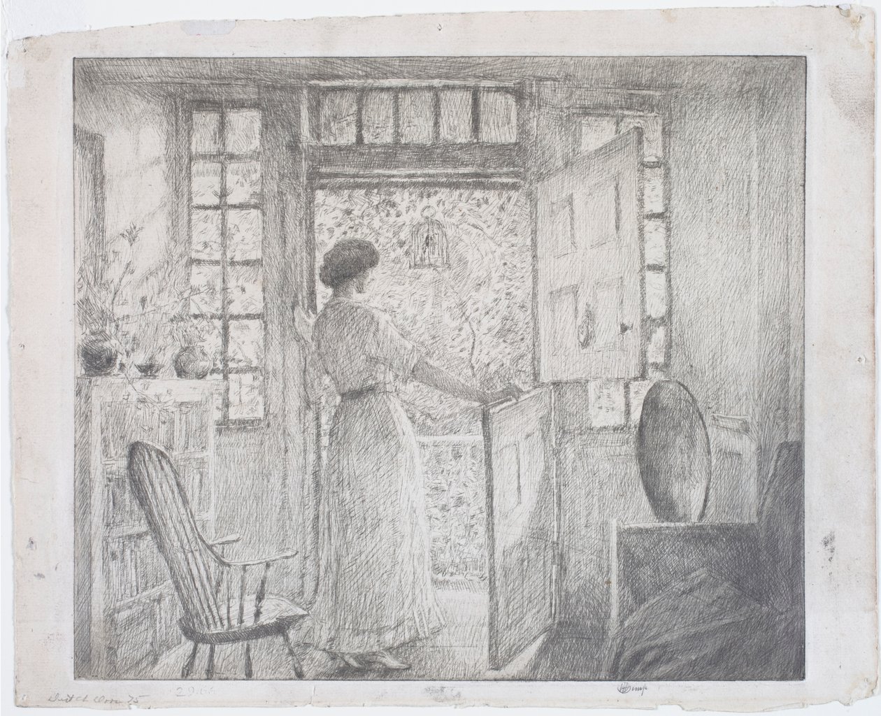 A holland ajtó alkotó: Childe Frederick Hassam