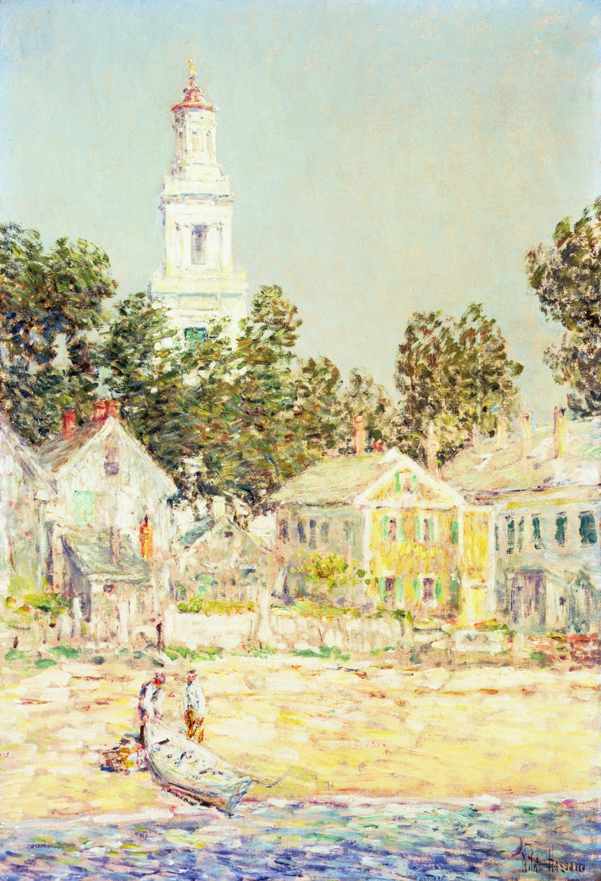 Fehér templom, Provincetown alkotó: Childe Frederick Hassam