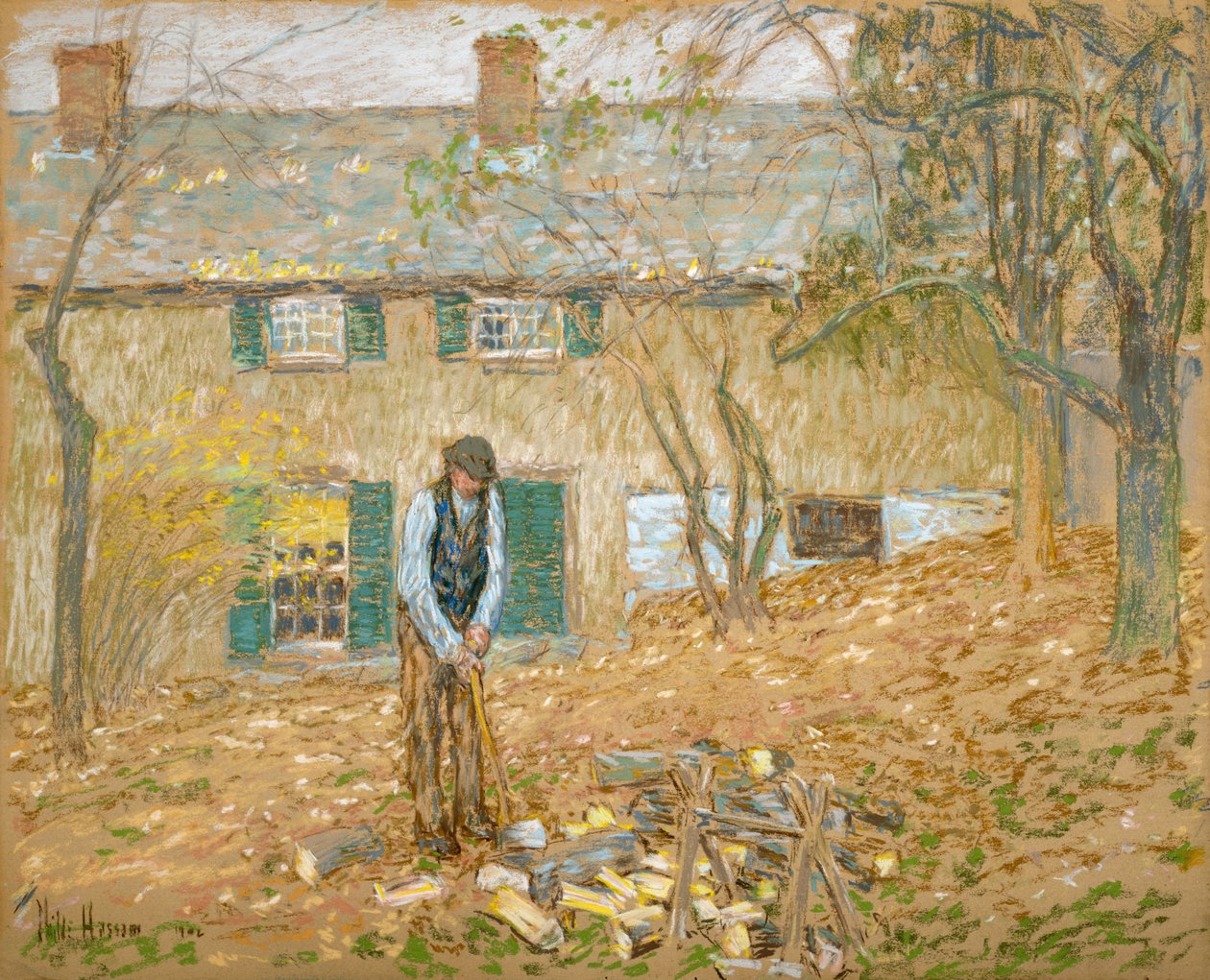 Favágó alkotó: Childe Frederick Hassam