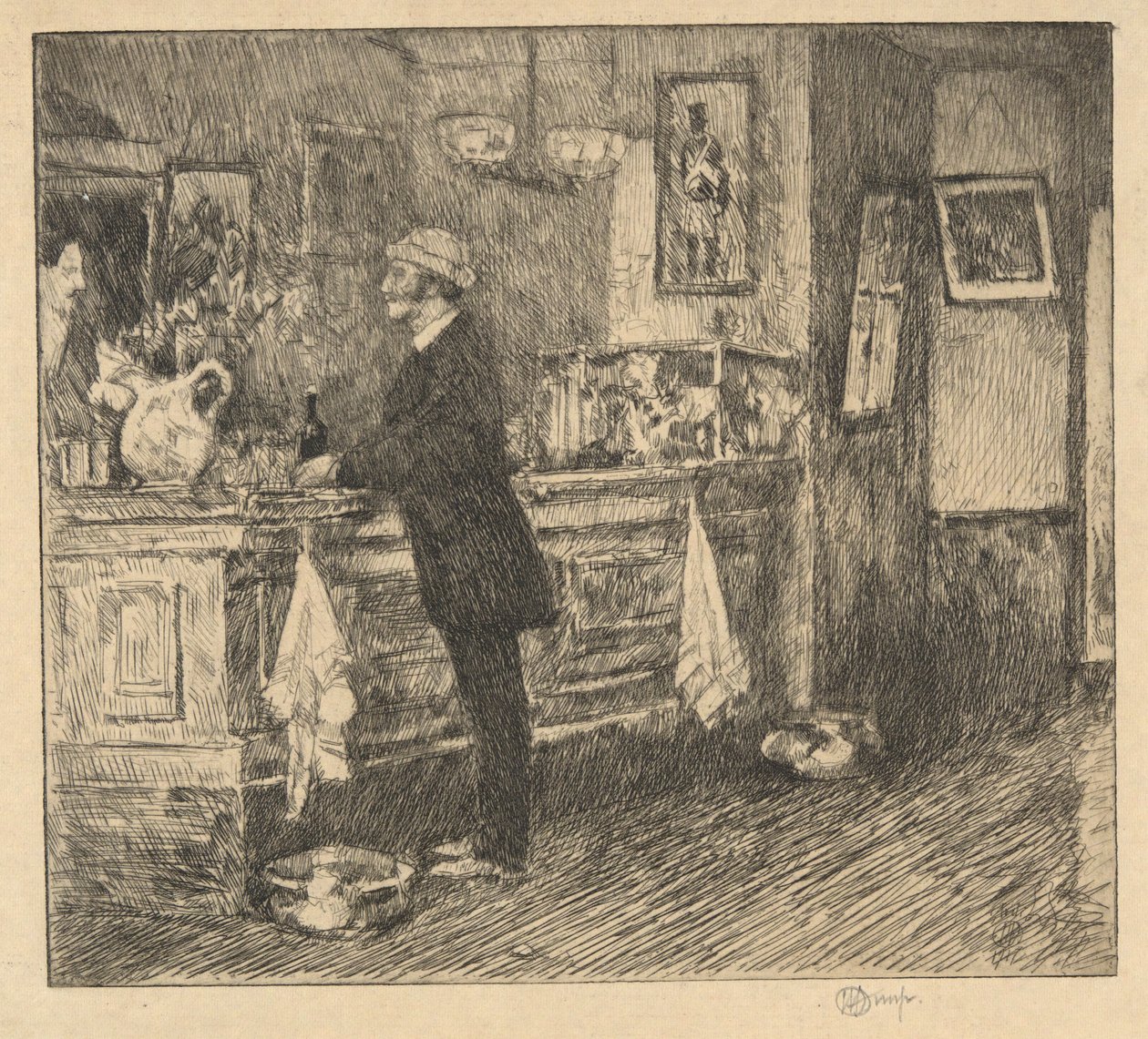 Egy New England-i Barroom alkotó: Childe Hassam