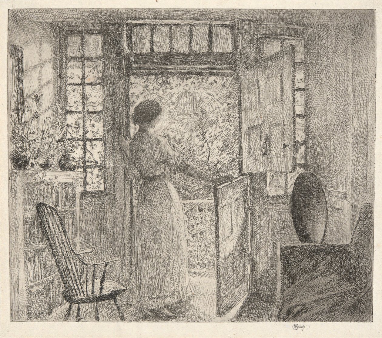 Holland ajtó alkotó: Childe Hassam