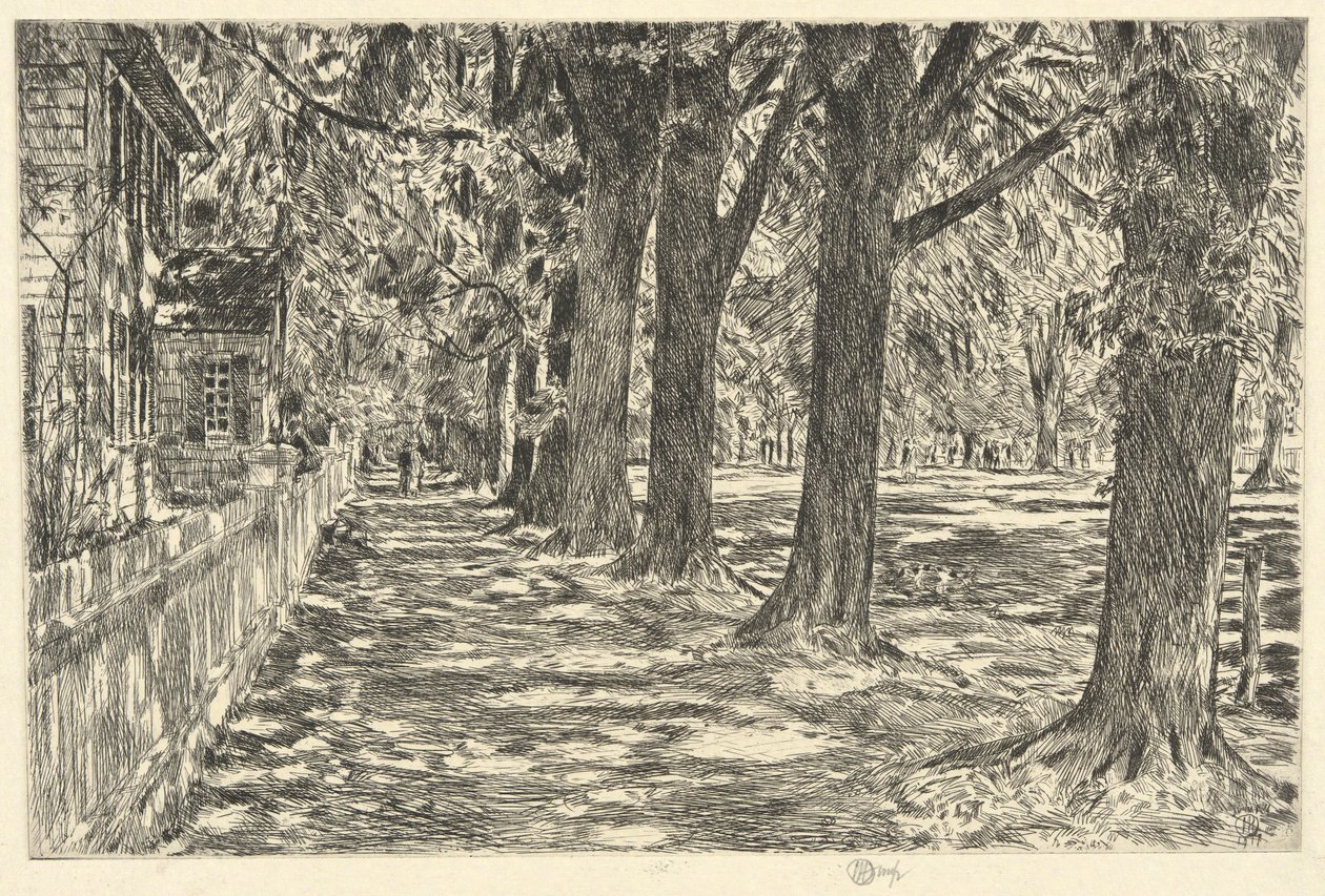 Easthampton, 1917 alkotó: Childe Hassam