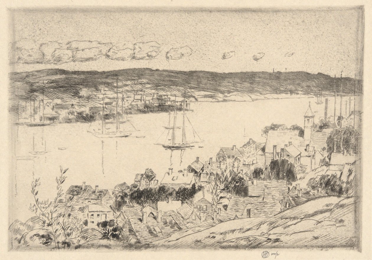 Gloucester alkotó: Childe Hassam