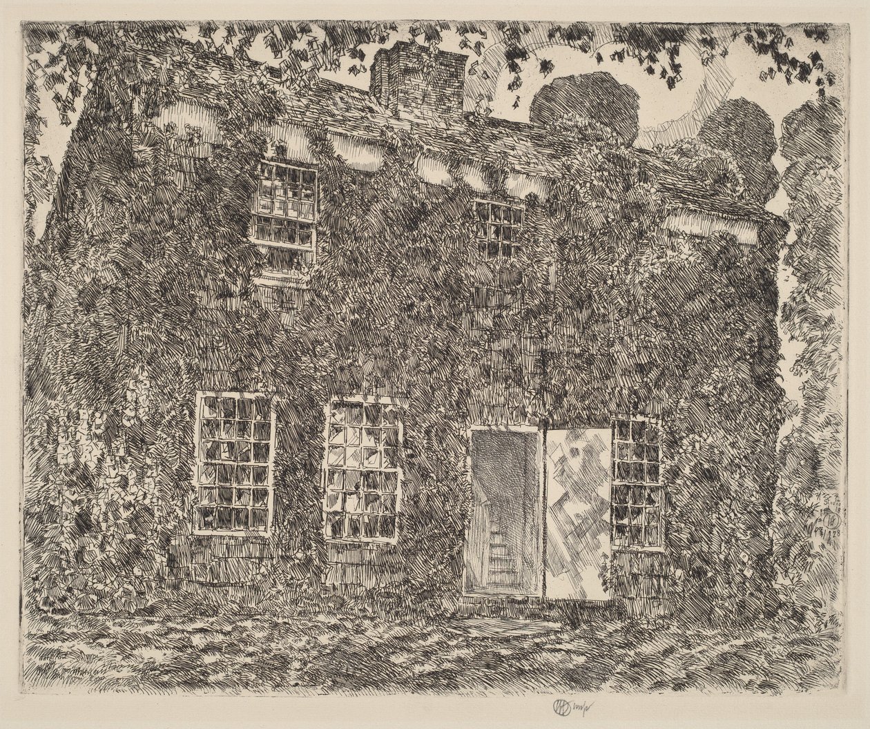 Otthon, édes otthon házikó, 3. szám, Easthampton alkotó: Childe Hassam
