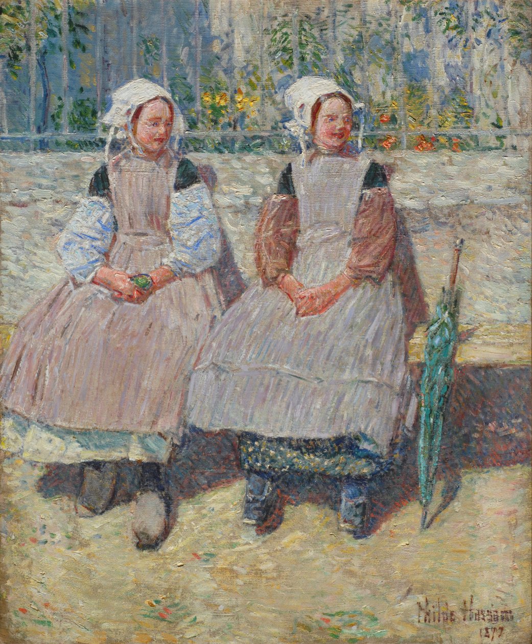 A napfényben alkotó: Childe Hassam