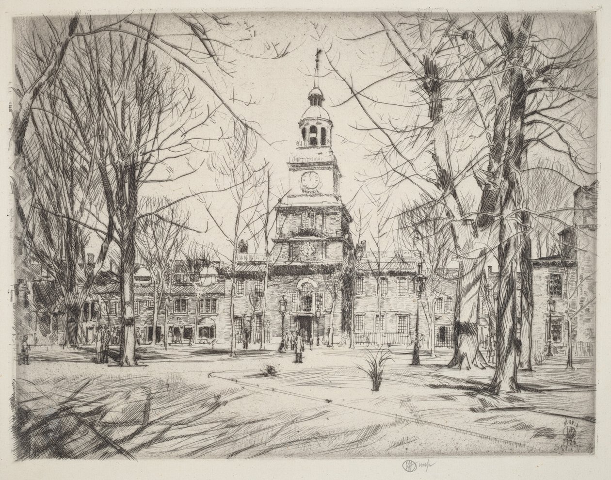 Independence Hall alkotó: Childe Hassam