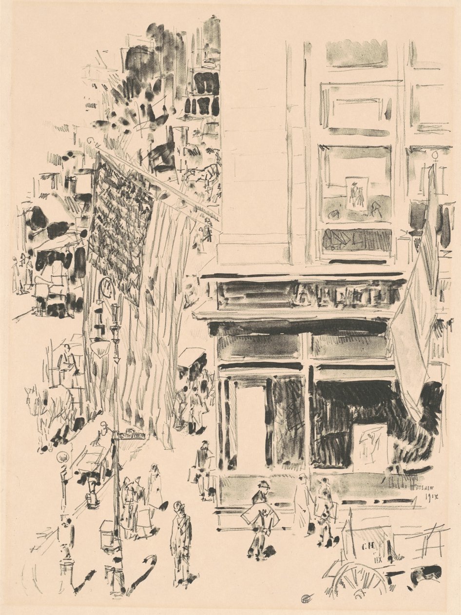 Lafayette utca alkotó: Childe Hassam