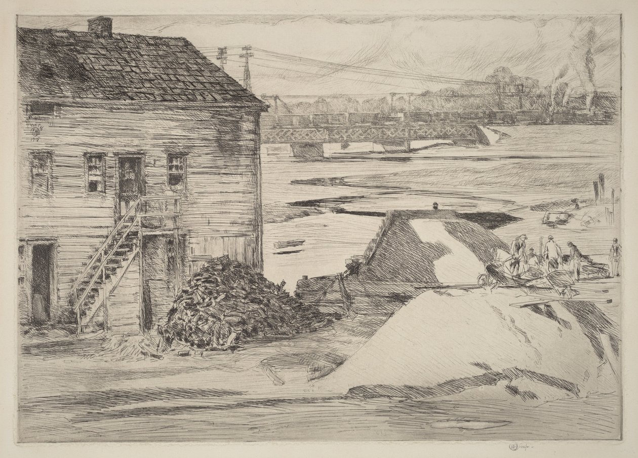 Apály, Cos Cob híd alkotó: Childe Hassam
