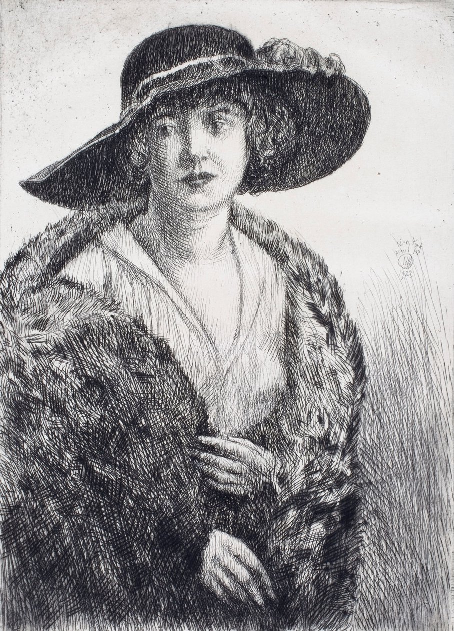 Erminie Gagnon kisasszony alkotó: Childe Hassam