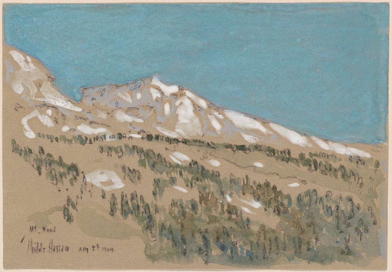 Mount Hood, Oregon alkotó: Childe Hassam