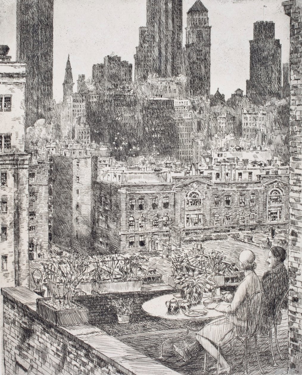 New York, 1931 tavasza alkotó: Childe Hassam