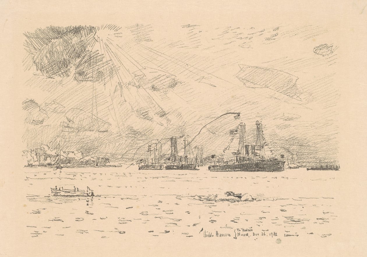 A flotta visszatérése alkotó: Childe Hassam