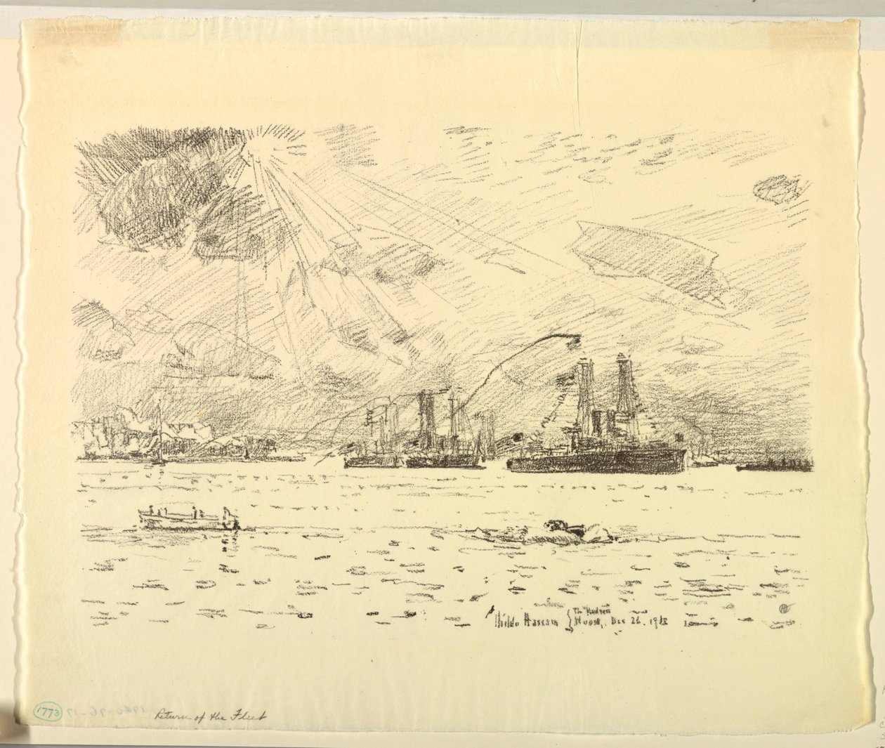 A flotta visszatérése alkotó: Childe Hassam