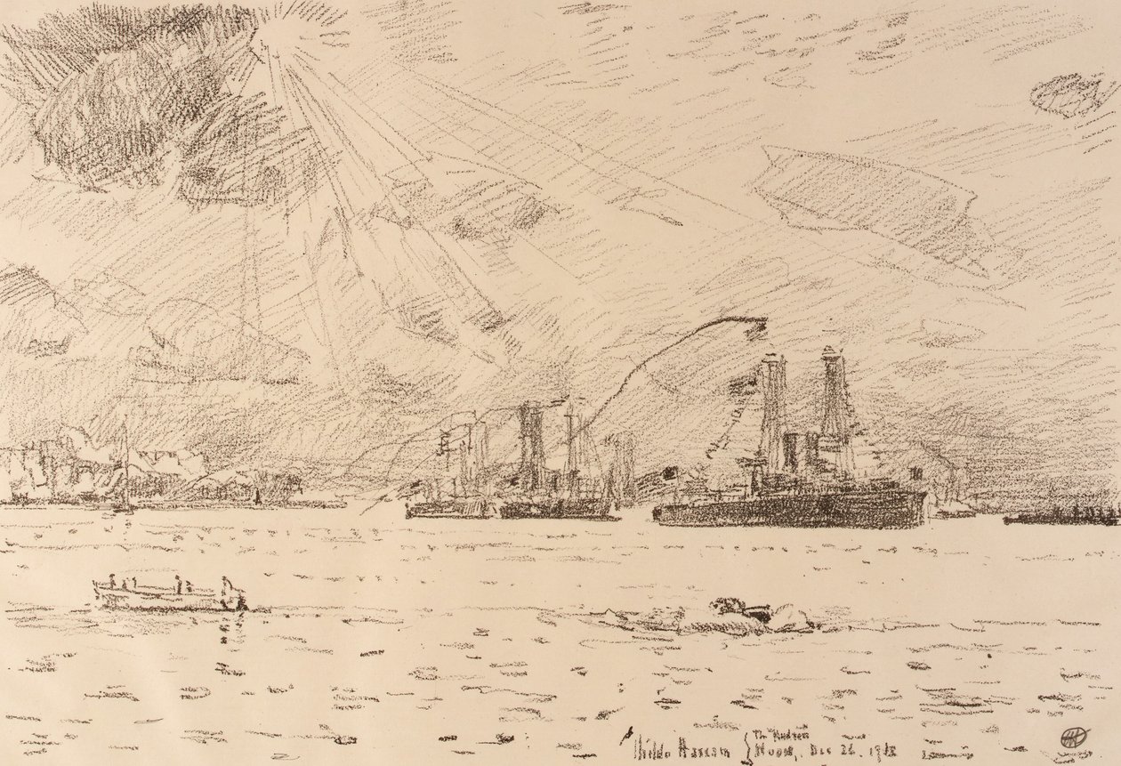 A flotta visszatérése alkotó: Childe Hassam