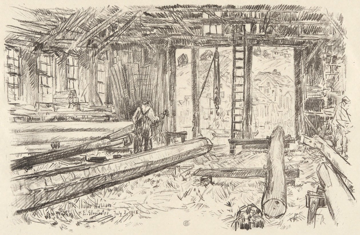 Spar Shop alkotó: Childe Hassam