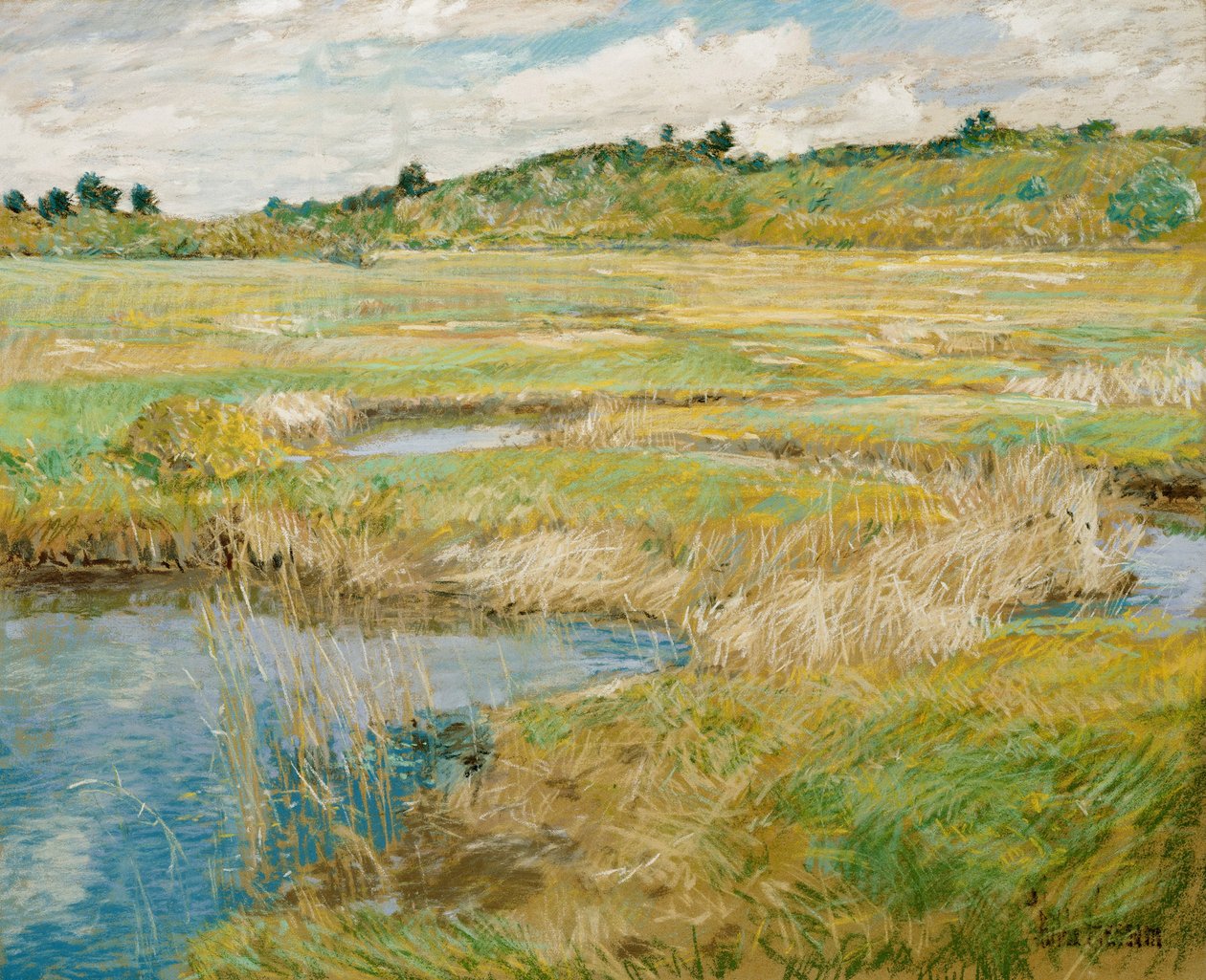 A Concord-rét, c. 1890 alkotó: Childe Hassam