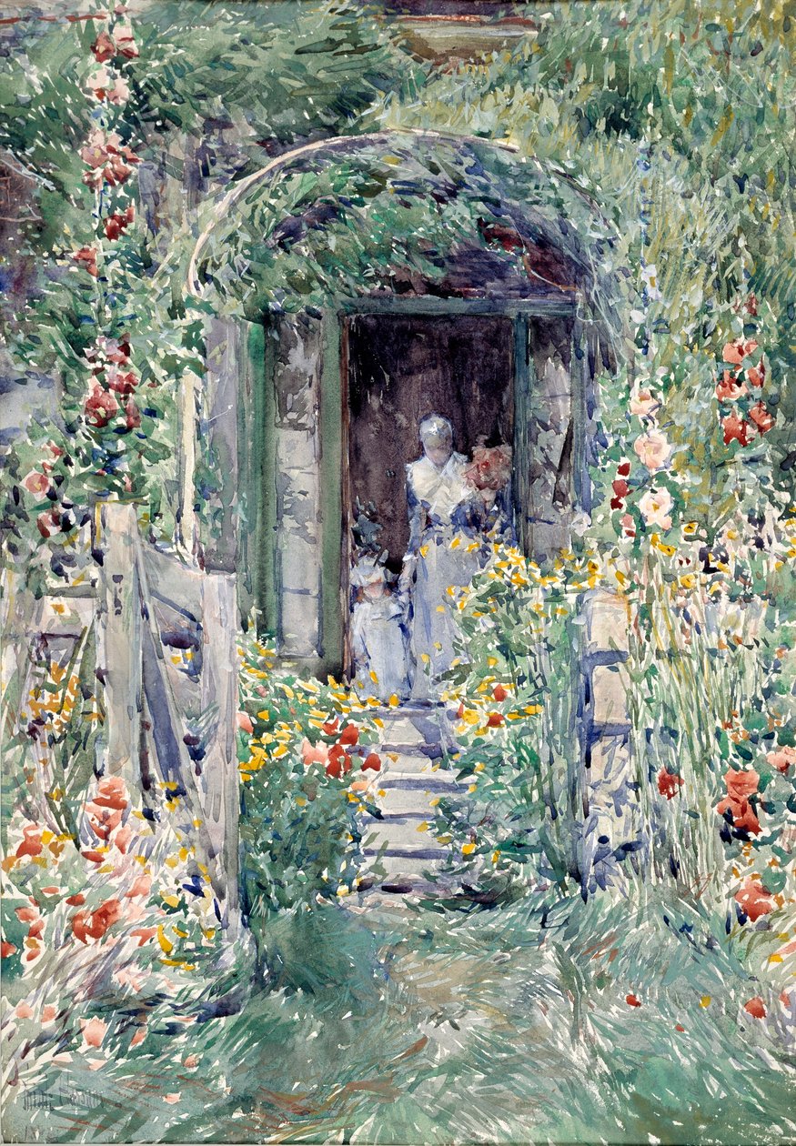 A kert a maga dicsőségében alkotó: Childe Hassam