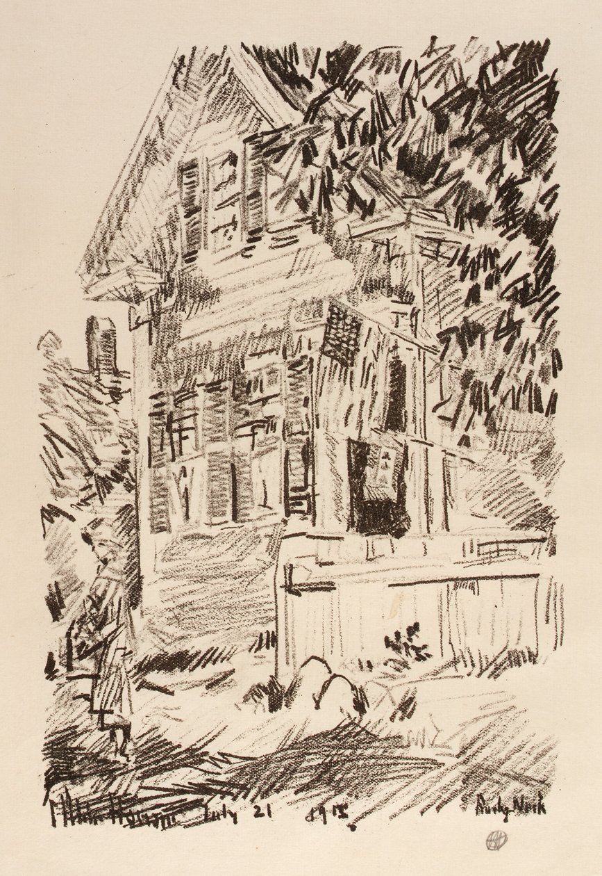A szolgálati zászló alkotó: Childe Hassam