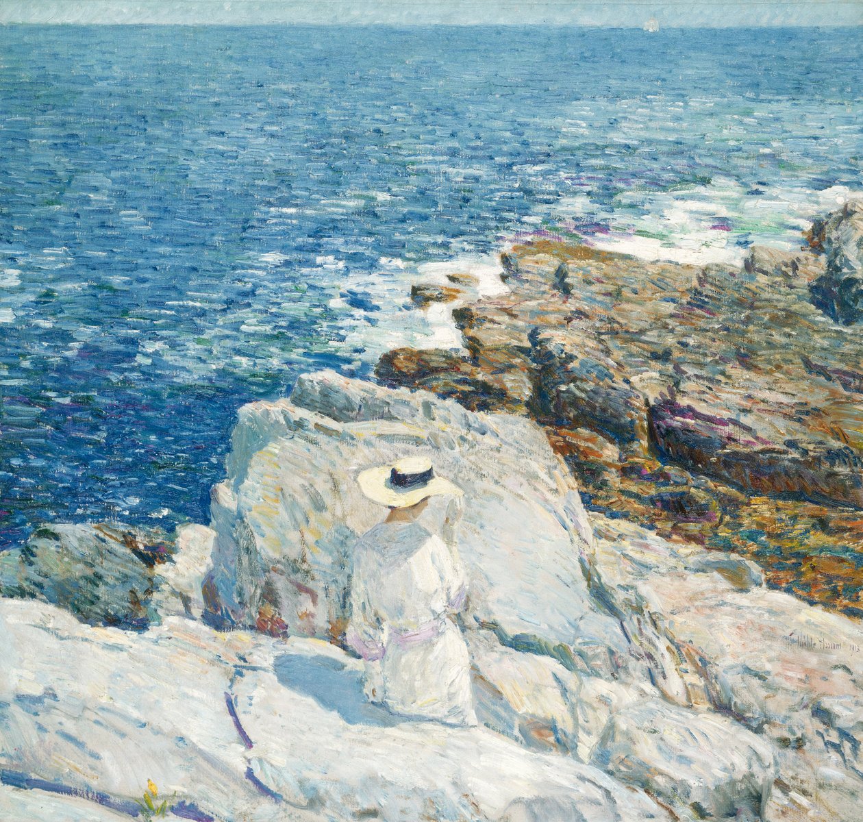 The South Ledges, Appledore, 1913 alkotó: Childe Hassam