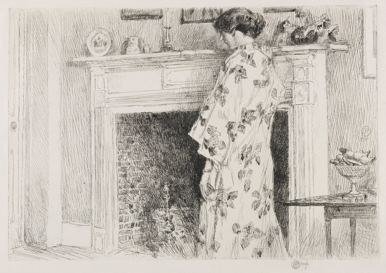 A fehér kimonó alkotó: Childe Hassam