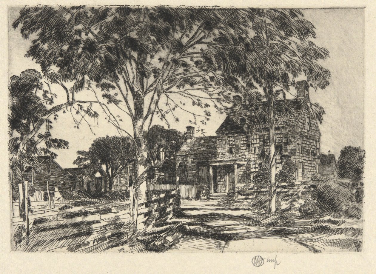 Walt Whitman alkotó: Childe Hassam