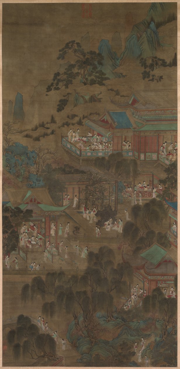 Udvari hölgyek a császári palotában alkotó: China, Yuan dynasty